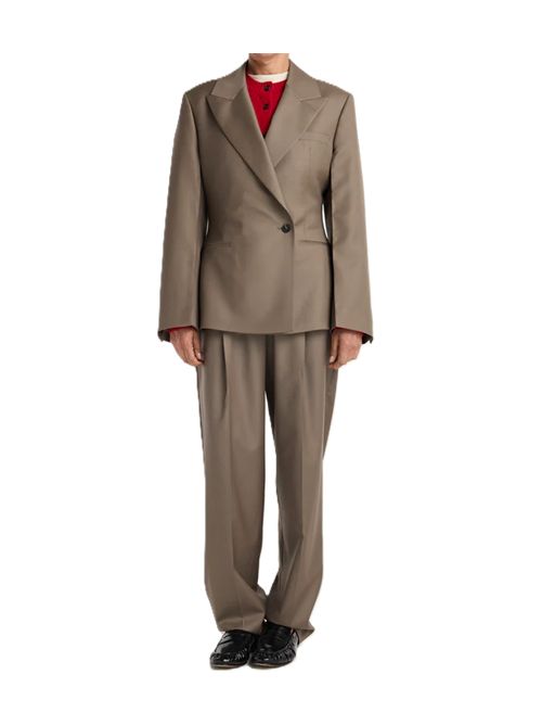 hourglass shaped blazer Róhe | 420-11-196252_417 DESERT BROWN